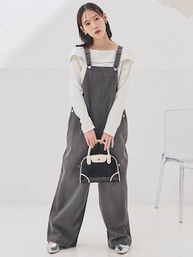 「Honeys（ハニーズ）のアイテム」を使った、ハニーズさん（レディース・163cm）の秋コーディネート