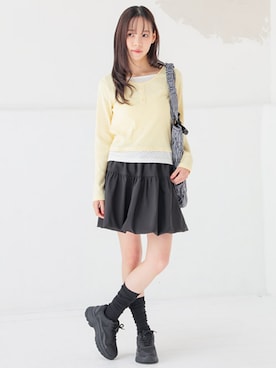 「Honeys（ハニーズ）のアイテム」を使った、ハニーズさん（レディース・163cm）の冬コーディネート