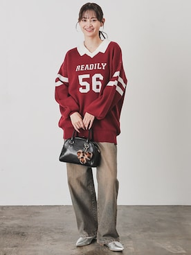 「Honeys（ハニーズ）のアイテム」を使った、ハニーズさん（レディース・160cm）の冬コーディネート