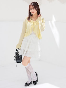 「Honeys（ハニーズ）のアイテム（バッグ）」を使った、ハニーズさん（レディース・162cm）の春コーディネート