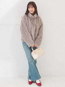 「Honeys（ハニーズ）のアイテム」を使った、ハニーズさん（レディース・160cm）の秋コーディネート