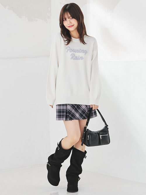 フェザーロゴニット（ニット/セーター）｜Honeys（ハニーズ）の