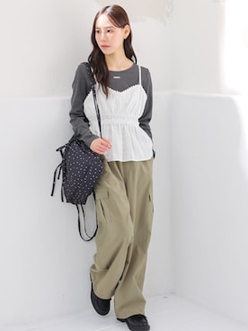 ハニーズさん（レディース・163cm）の春コーディネート