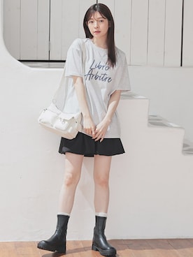 「Honeys（ハニーズ）のアイテム」を使った、ハニーズさん（レディース・167cm）の夏コーディネート