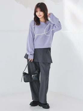 「Honeys（ハニーズ）のアイテム」を使った、ハニーズさん（レディース・162cm）の冬コーディネート