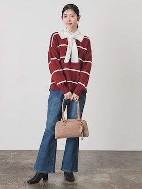 「Honeys（ハニーズ）のアイテム」を使った、ハニーズさん（レディース・167cm）の秋コーディネート