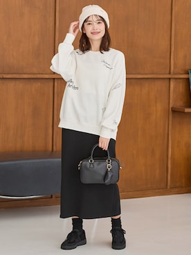 「アイテム（ソックス/靴下）」を使った、ハニーズさん（レディース・164cm）の冬コーディネート