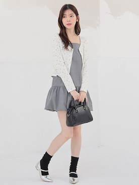 「Honeys（ハニーズ）のアイテム」を使った、ハニーズさん（レディース・167cm）の春コーディネート