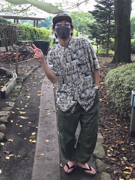 「Carhartt（カーハート）のカーハート ストラップバックキャップ ODESSA  CHARHARTT（キャップ）」を使った、ぺぺさん（メンズ・174cm）の秋コーディネート