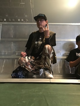 「アイテム（音楽/本・雑誌）」を使った、katsudondeath666さん（メンズ・178cm）の秋コーディネート