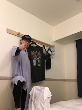 「アイテム（音楽/本・雑誌）」を使った、katsudondeath666さん（メンズ・178cm）の秋コーディネート