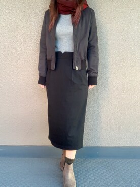 akane.さん（レディース・165cm）の冬コーディネート