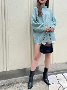 「GRL（グレイル）のアイテム（バッグ）」を使った、GRLグレイル_OFFICIALさん（レディース・165cm）の秋コーディネート