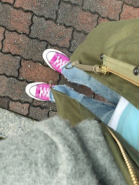 「chimala（チマラ）のアイテム」を使った、miiiさん（レディース・154cm）の冬コーディネート