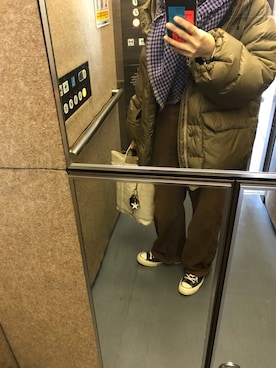 「amiacalva（アミアカルヴァ）のアイテム」を使った、miiiさん（レディース・154cm）の冬コーディネート