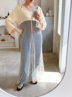 「Factor=（ファクターイコール）のアイテム（パンツ）」を使った、emineoさん（レディース・151cm）の夏コーディネート
