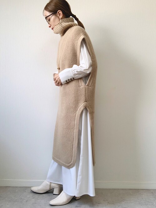 TODAYFUL（トゥデイフル）の「ラウンドニットベスト（ベスト）」 - WEAR