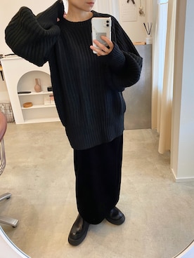 「INSIIS（インシス）のアイテム（スカート）」を使った、emineoさん（レディース・151cm）の秋コーディネート