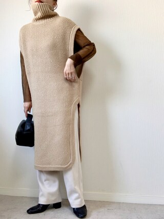 【未使用】TODAYFUL   ラウンドニットベスト TODAYFUL（トゥデイフル）の「ラウンドニットベスト（ベスト）」 - WEAR