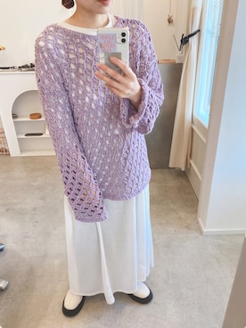 「c.u.l（シーユーエル）のアイテム（シューズ）」を使った、emineoさん（レディース・151cm）の春コーディネート