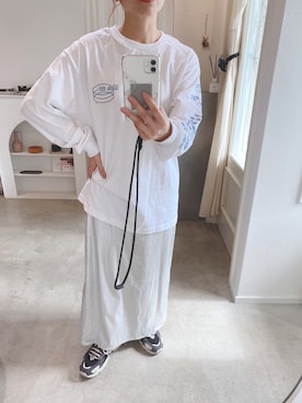 「Lilou（リル）のアイテム」を使った、emineoさん（レディース・151cm）の夏コーディネート