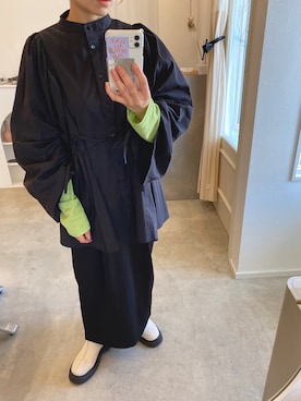 「c.u.l（シーユーエル）のアイテム（シューズ）」を使った、emineoさん（レディース・151cm）の春コーディネート