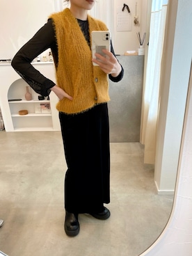「INSIIS（インシス）のアイテム（スカート）」を使った、emineoさん（レディース・151cm）の秋コーディネート