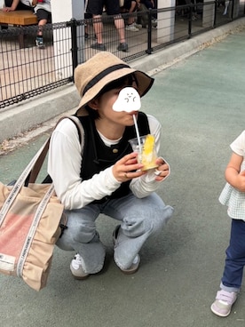 「THE PAUSE（ザ ポーズ）のアイテム」を使った、toommypeco5さん（レディース・165cm）の春コーディネート
