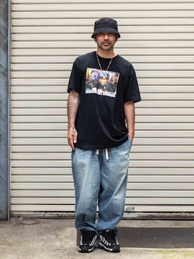 「expansion（エクスパンション）のアイテム」を使った、Dジロさんさん（メンズ・175cm）の夏コーディネート