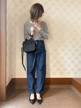 「PLST（プラステ）のアイテム」を使った、ayunさん（レディース・155cm）の春コーディネート
