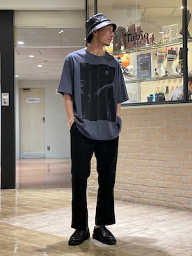 「Lui's（ルイス）のアイテム（シューズ）」を使った、Shunsuke Itoさん（メンズ・173cm）の夏コーディネート