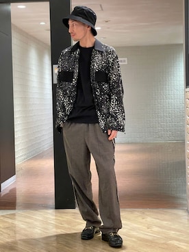 「GUCCI（グッチ）のアイテム」を使った、Shunsuke Itoさん（メンズ・173cm）の夏コーディネート