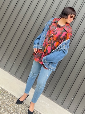 ひまわり꒡̈⃝さん（レディース・162cm）の春コーディネート