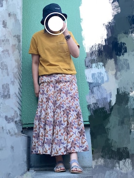 ひまわり꒡̈⃝さん（レディース・162cm）の夏コーディネート