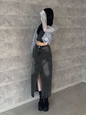 久保田明日美さん(レディース・165cm)の春コーディネート