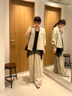 「アイテム（アクセサリー）」を使った、gg_nagomiさん（レディース・161cm）の春コーディネート