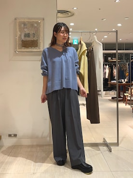 「GALLARDAGALANTE（ガリャルダガランテ）のアイテム（その他パンツ）」を使った、gg_nagomiさん（レディース・161cm）の秋コーディネート