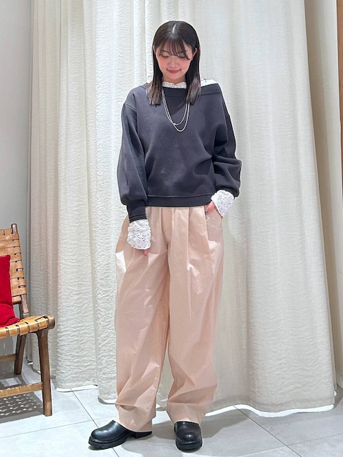 週末限定◇BABYLONEバビロン◇新品タグ付き◇ ストレッチレースプルオーバー ストレッチレースプルオーバー（Tシャツ/カットソー）｜BABYLONE