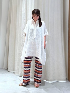 「BABYLONE（バビロン）のアイテム」を使った、あおのさん（レディース・164cm）の夏コーディネート