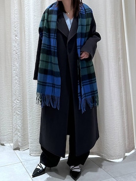 「アイテム（ステンカラーコート）」を使った、あおのさん（レディース・164cm・20代）の秋コーディネート