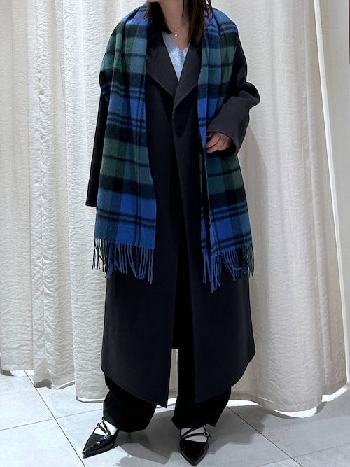 BABYLONE リバーダブルロングコート BABYLONE ステンカラーコート コート リバーダブルロングコート