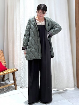 「アイテム（オールインワン・サロペット）」を使った、あおのさん（レディース・164cm・20代）の秋コーディネート