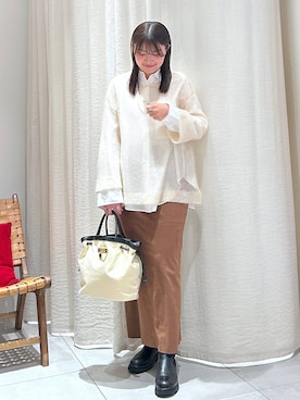 あおのさん（レディース・164cm）の冬コーディネート