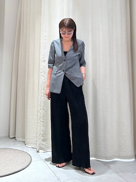 「MOHI（モヒ）のアイテム」を使った、あおのさん（レディース・164cm）の夏コーディネート