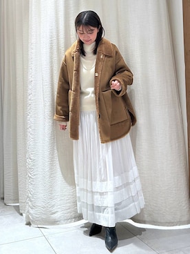 「BABYLONE（バビロン）のアイテム」を使った、あおのさん（レディース・164cm）の秋コーディネート