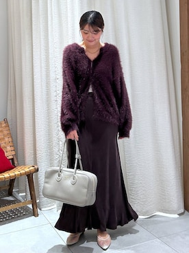 「BABYLONE（バビロン）のアイテム（スカート）」を使った、あおのさん（レディース・164cm）の秋コーディネート