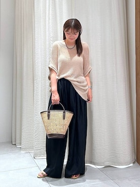 「BABYLONE（バビロン）のアイテム」を使った、あおのさん（レディース・164cm）の夏コーディネート