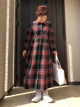 【完売品】Sunny Cloudsサニークラウズ ponさんのタータンワンピース 1636506127_320.jpg