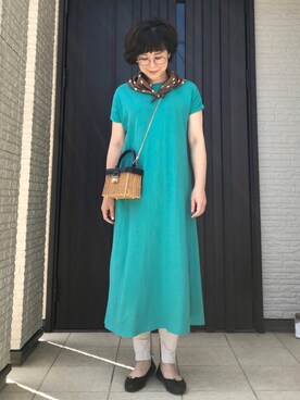 kamokamosanさん（レディース・163cm）の夏コーディネート