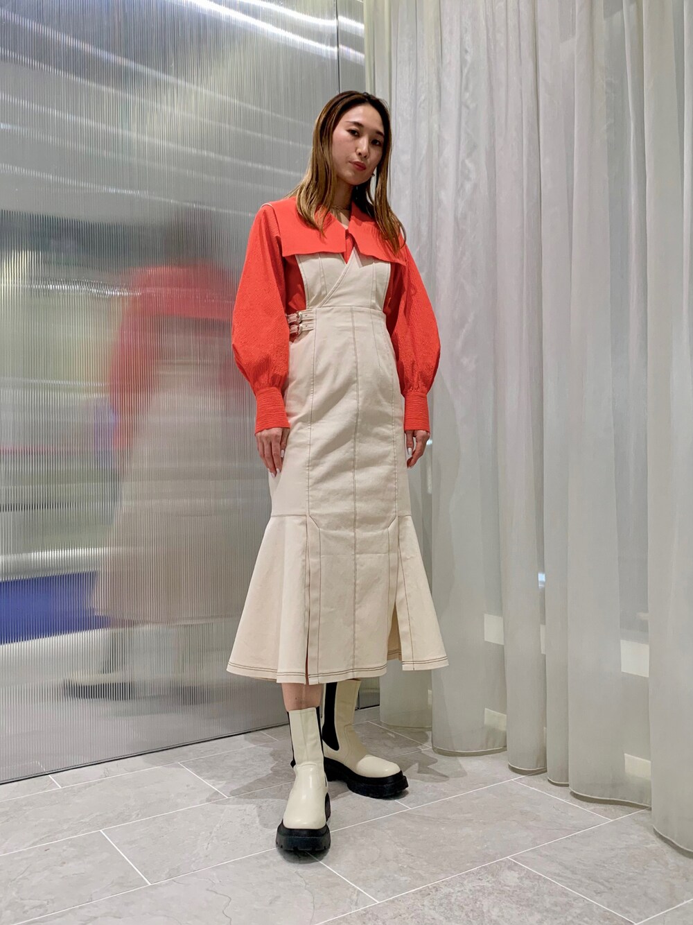 INella（イネラ）の「【INella/イネラ】サイドベルトジャンパースカート（ジャンパースカート）」 - WEAR